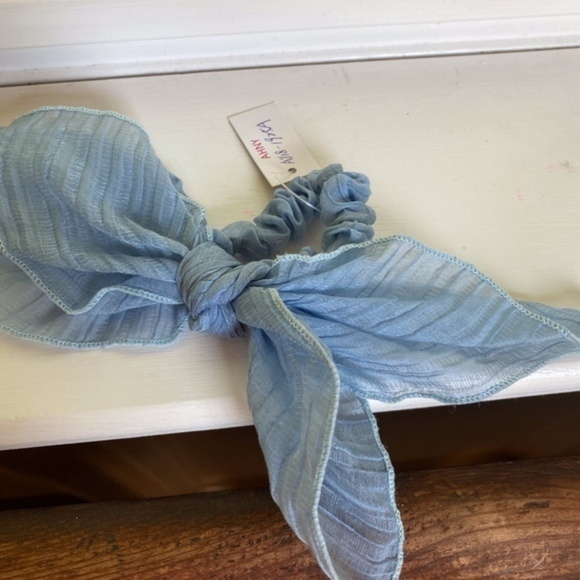 Anthropologie Blue and Plaid Hair Bow  Bundle - Picture 5 of 5